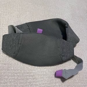 Baby Frida cesarean belly band as well as another belly band while pregnant